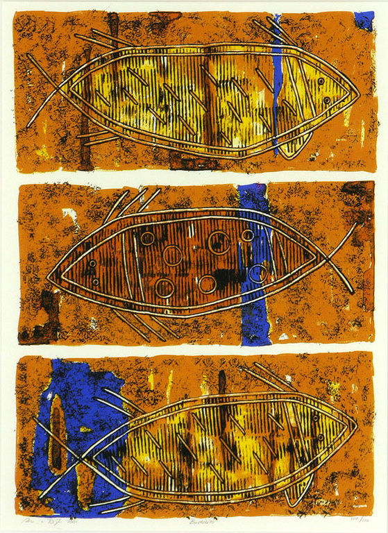 ANS van DIJK Zeefdruk BUDDIES uit 2001 verkocht voor € 35!
