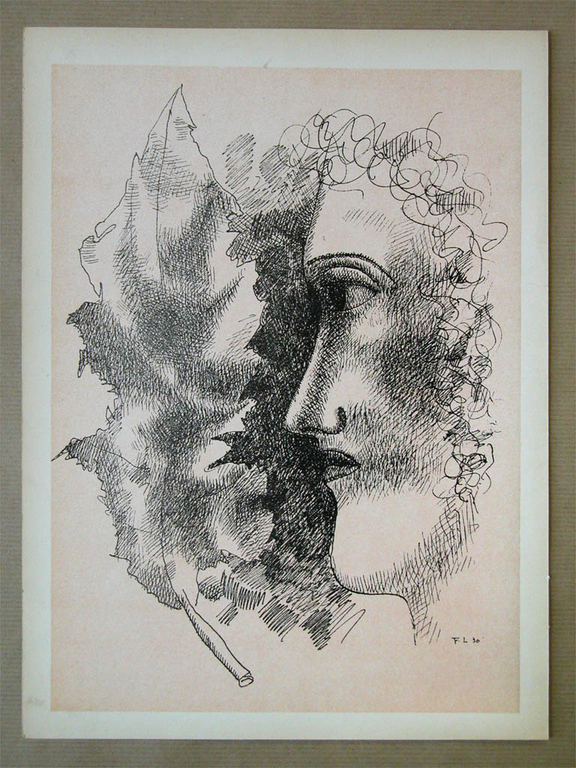 FERNAND LEGER, litho ‘Tête et Feuille’, 1939 kopen? Bied vanaf 55!