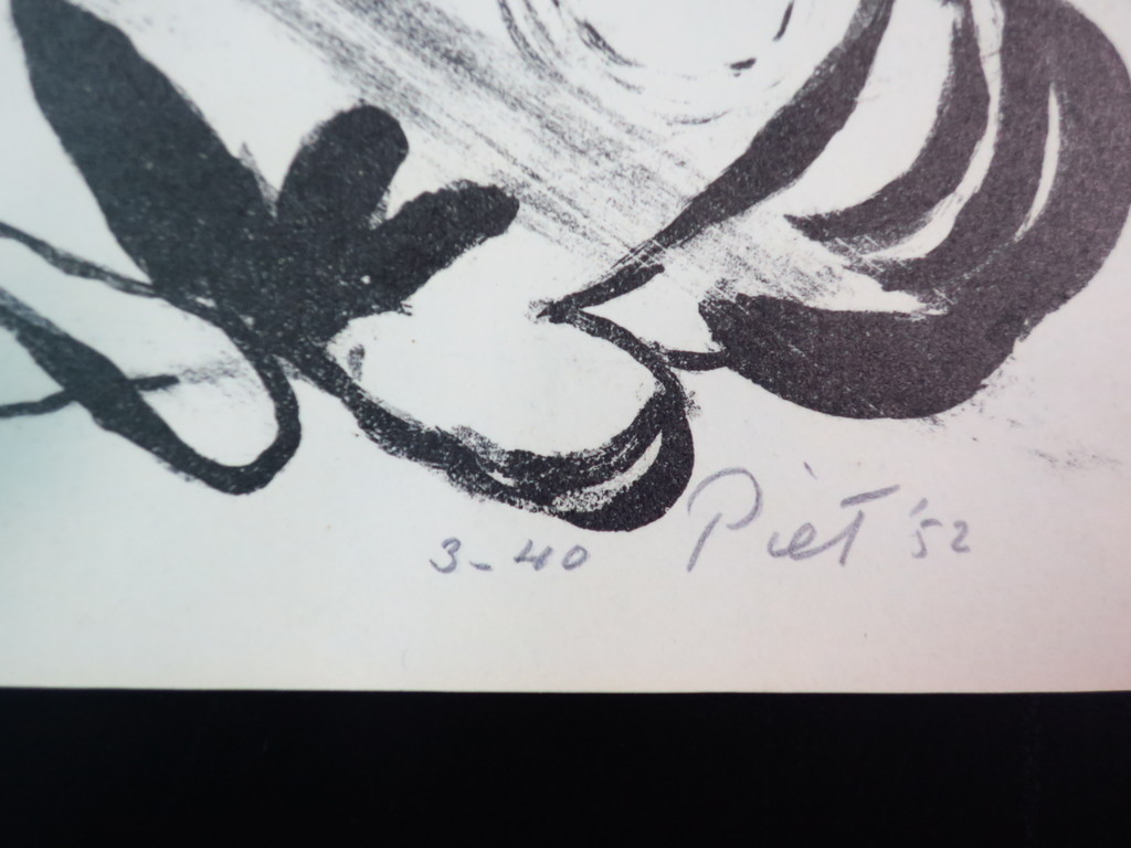 Piet van Stuivenberg: Litho, Zonder titel (Creatie 1952) kopen? Bied vanaf 1!
