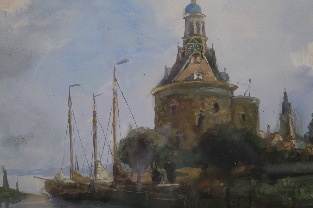 Ch. Petit ( A.C.W. Terhell ) - aquarel - gesigneerd l.o.  kopen? Bied vanaf 169!