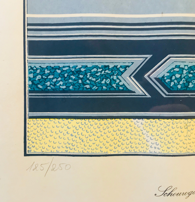 Frank Maieu (1952) - Schouwgarnituur ( ingelijst) kopen? Bied vanaf 1!