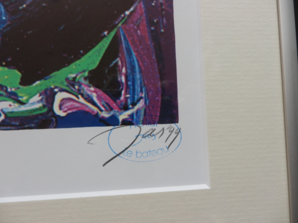 JAS  Kleurenzeefdruk MABLE VIOLET  Ingelijst uit 1999 kopen? Bied vanaf 65!