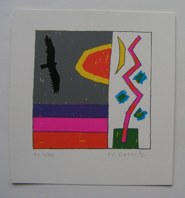 Harrie Gerritz  -  set van 3 litho's in kleur. kopen? Bied vanaf 1!