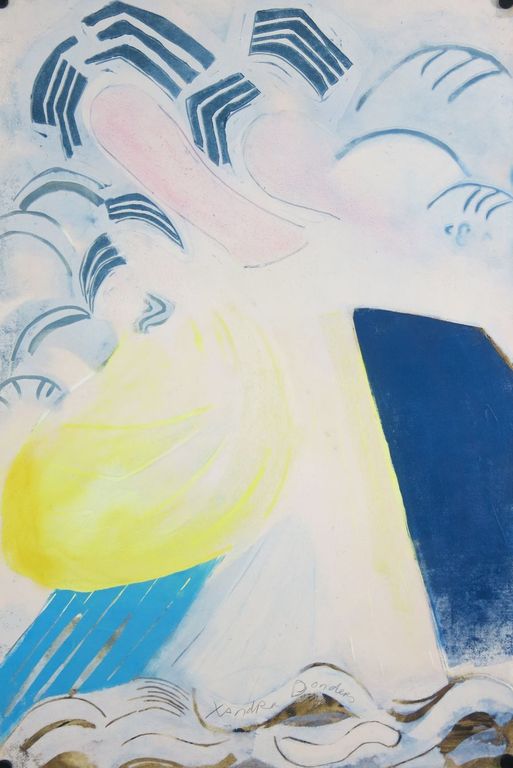 Xandra Donders: Gemengde techniek o.a. Acryl op papier, Z.T. (a) - (Groot) kopen? Bied vanaf 1!