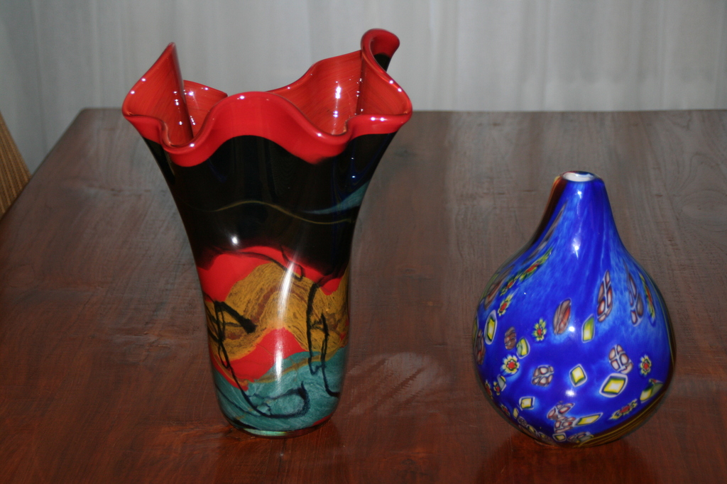 2 schitterende vazen Italiaans kopen? Bied vanaf 100!