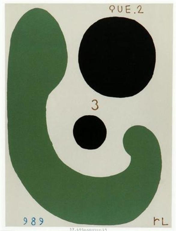 Reinier Lucassen, zeefdruk Que 2 uit 1989 verkocht voor € 145!