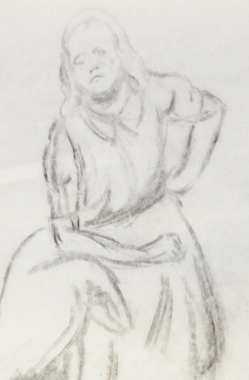 Dirk Smorenberg (1883-1960) - Vrouw staand bij stoel - ca. 1930 kopen? Bied vanaf 20!