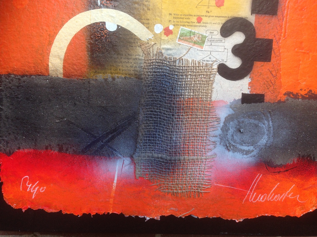 Theo koster,gemengde techniek, day in delhi kopen? Bied vanaf 1!