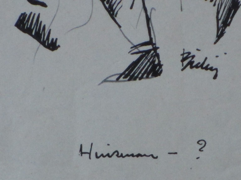 Herman Bieling, Boksers, Inkttekening kopen? Bied vanaf 45!