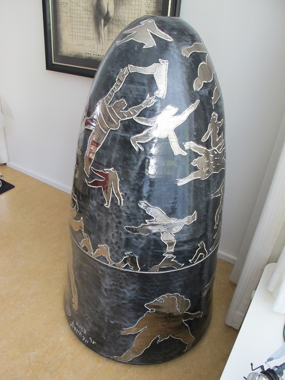  Prachtig zwarte obelisk met gouden figuren van Jan Snoeck kopen? Bied vanaf 5000!