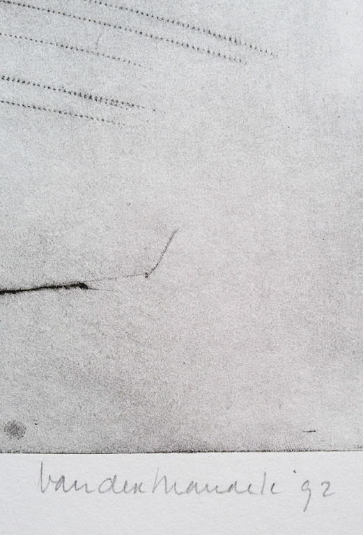 Anneke van der Mandele - Anneke van der Mandele - Broken table, aquatint ets kopen? Bied vanaf 30!