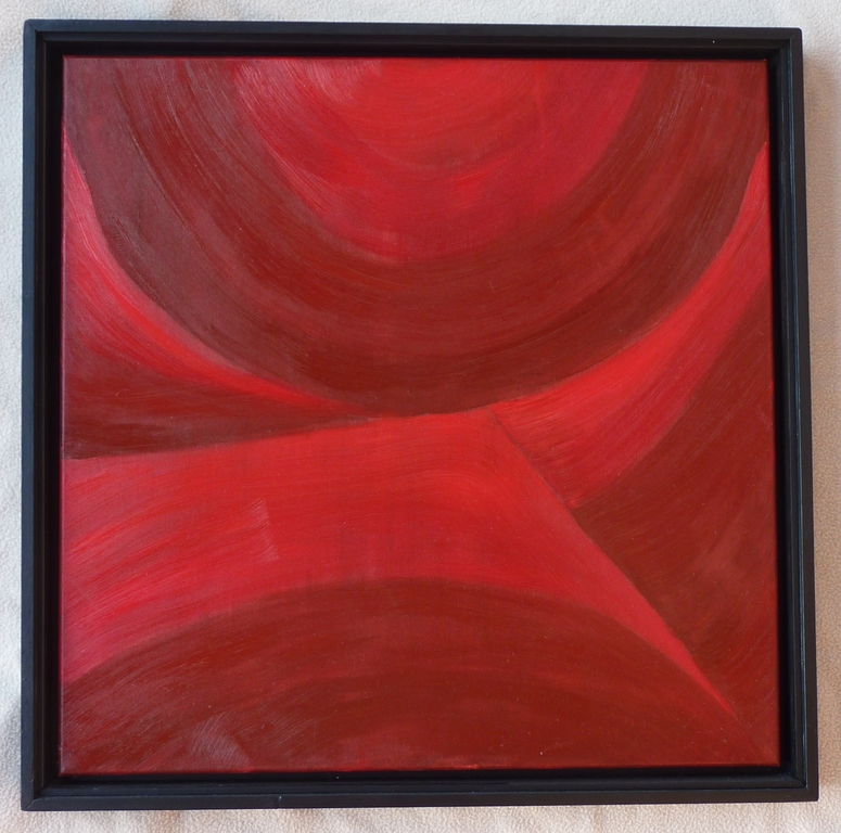 John Foppen - 'Fifteen Shades of Red' - olieverf op canvas - in baklijst kopen? Bied vanaf 150!