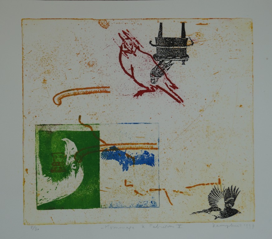 Gerart Kamphuis - gesigneerde ets - 1997 kopen? Bied vanaf 10!