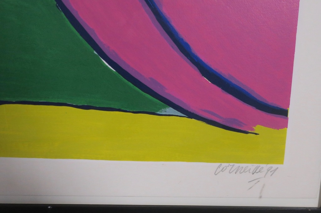 Corneille: Zeefdruk, Z.T. - Ingelijst (Zeer groot!) kopen? Bied vanaf 550!