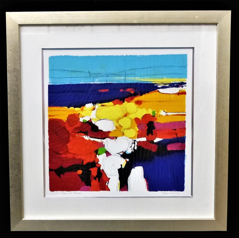 Frank Lejeune,Zeefdruk , Nieuwelijst, First visit Toscane,Handgesigneerd verkocht voor € 75!