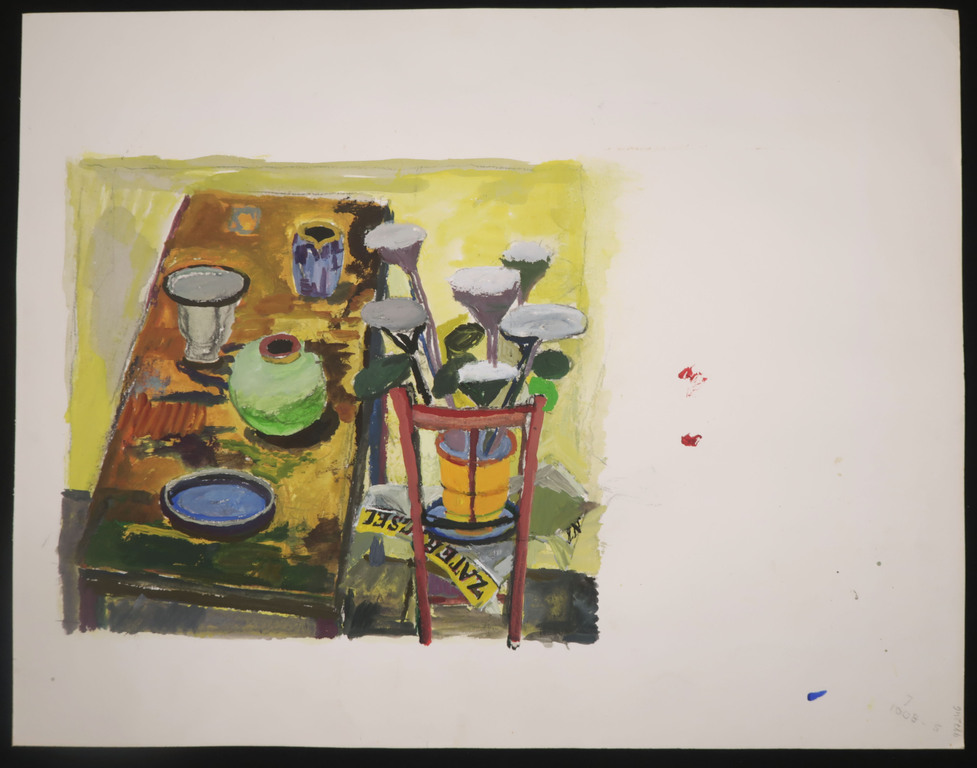 Hans Ebeling Koning: Gemengde techniek op papier, Z.T.  kopen? Bied vanaf 100!