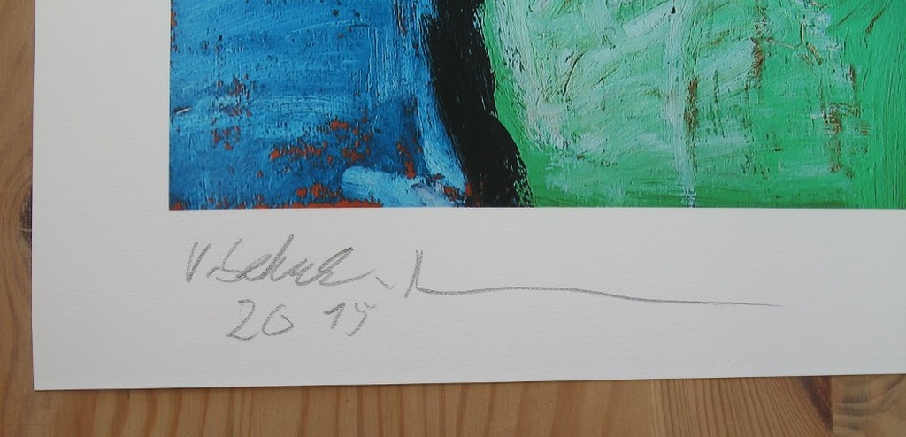 Volkmar Schulz-Rumpold, Giclée, Da fällt mir nüscht mehr ein kopen? Bied vanaf 45!