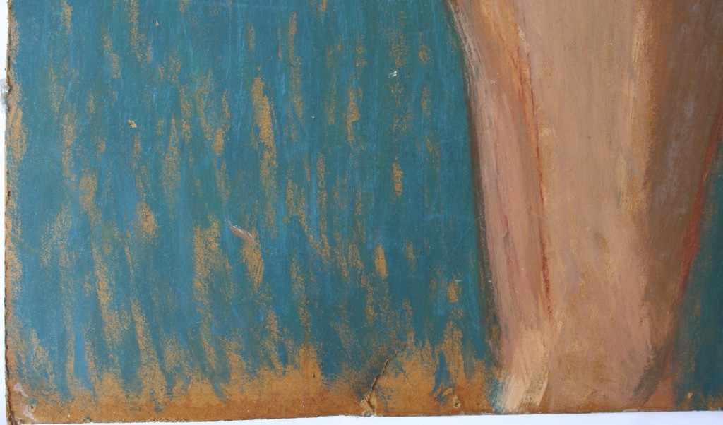 Karel Timmerman - Groot acrylverf op karton - naakte vrouw kopen? Bied vanaf 20!