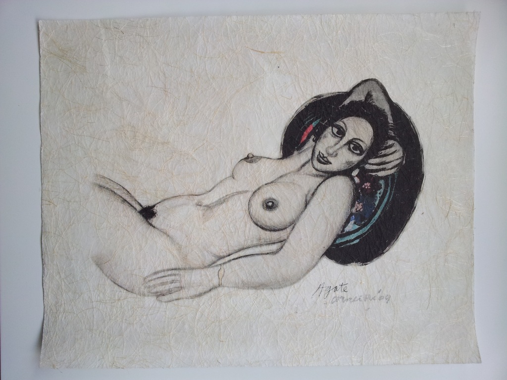 Corneille: litho Agate, op japans papier, kleine oplage! kopen? Bied vanaf 295!