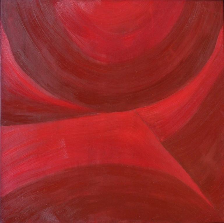 John Foppen - 'Fifteen Shades of Red' - olieverf op canvas - in baklijst kopen? Bied vanaf 150!