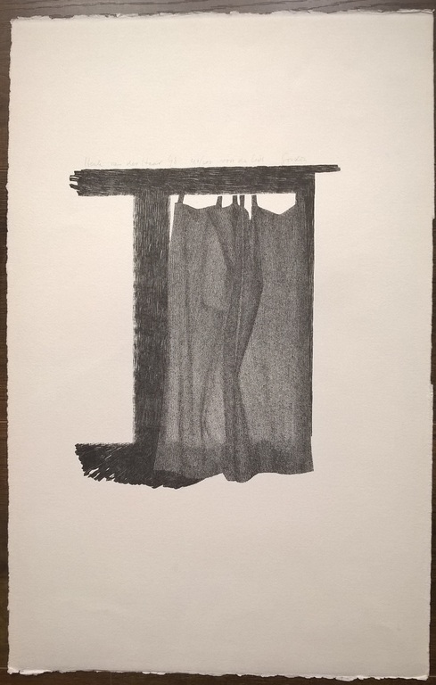 HENK van der HAAR – gesigneerde litho - gordijn kopen? Bied vanaf 65!