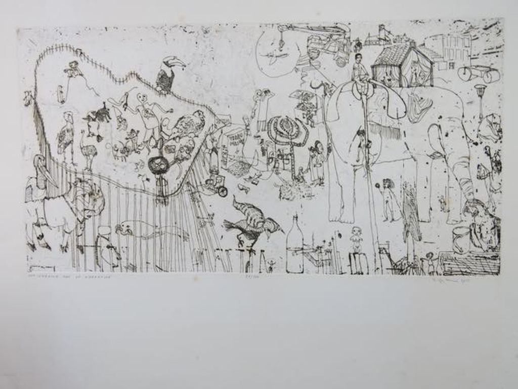 Sipke Huismans: Ets, Herinnering aan de dierentuin kopen? Bied vanaf 35!