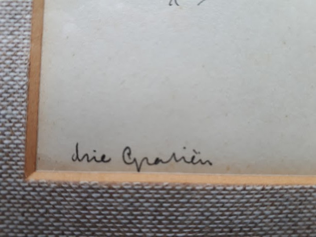 Lucebert CoBrA tekening 1948, drie gratiÃ«n, gesigneerd en gedateerd kopen? Bied vanaf 600!