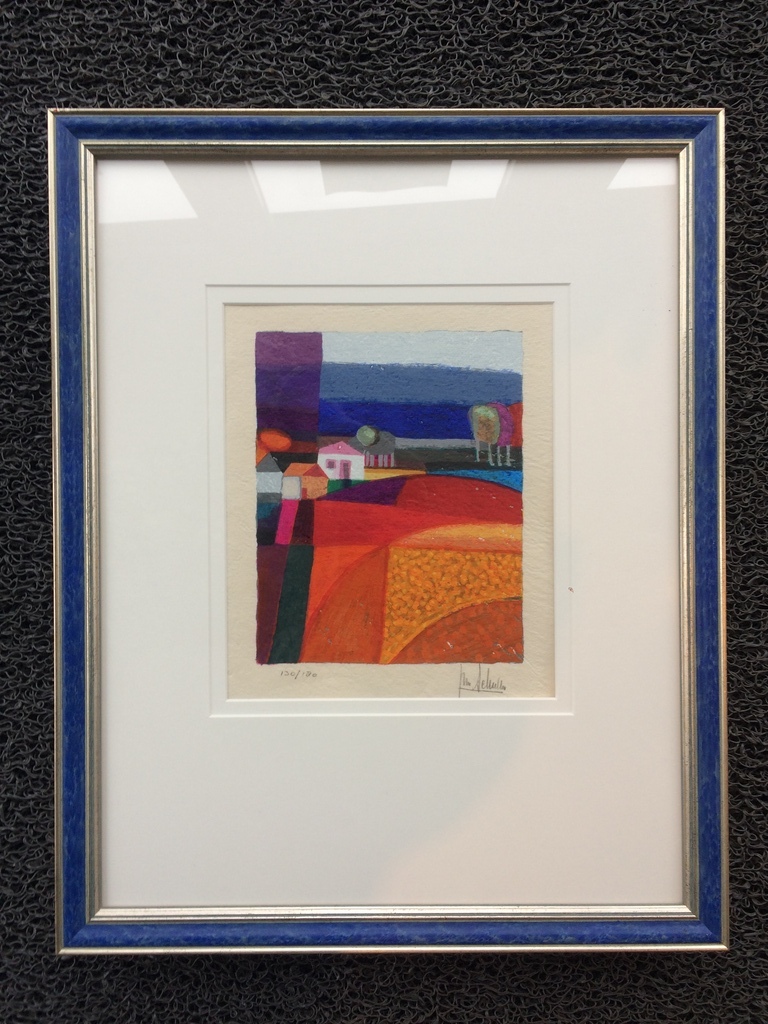 4 x Ton Schulten, fraai serie zeefdrukken , ingelijst. Gesigneerd en genummerd kopen? Bied vanaf 775!