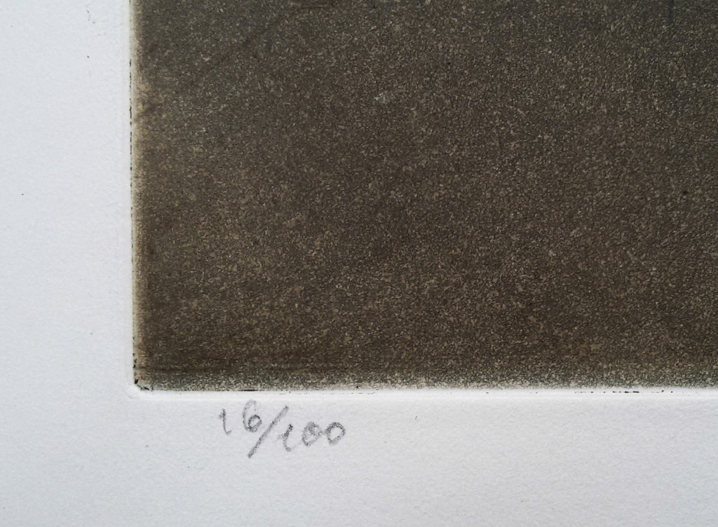 Hiroshi Asada - Strand stilleven, aquatint ets kopen? Bied vanaf 85!