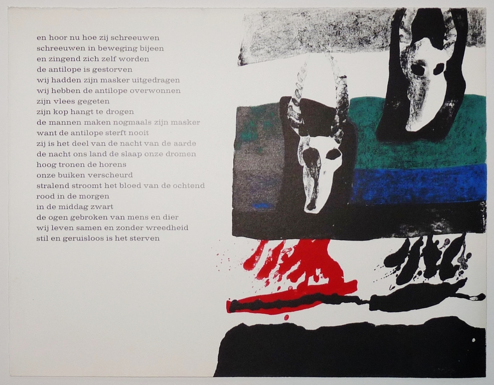 Jef Diederen, Litho, De Val, 1965 kopen? Bied vanaf 39!