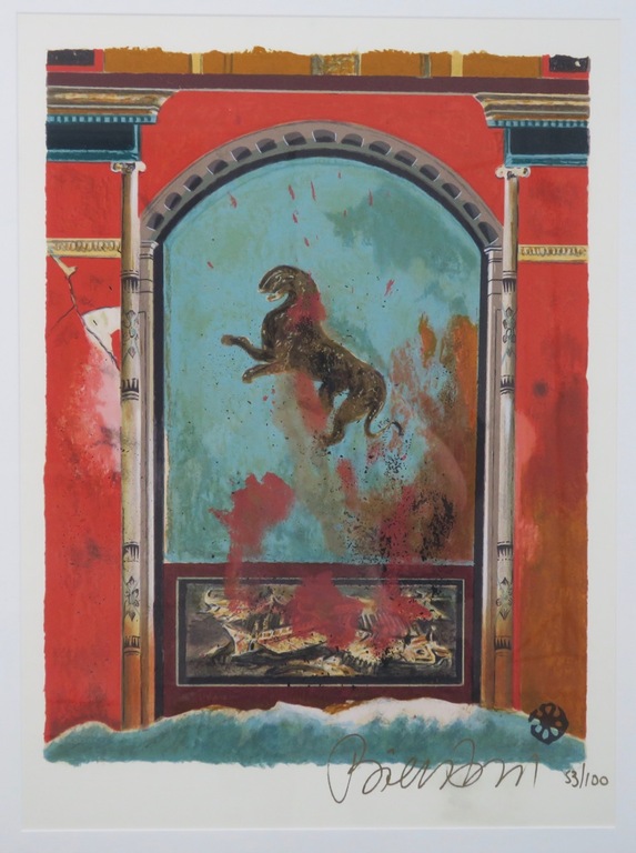 Gerti Bierenbroodspot: Zeefdruk, Z.T. - Ingelijst kopen? Bied vanaf 60!