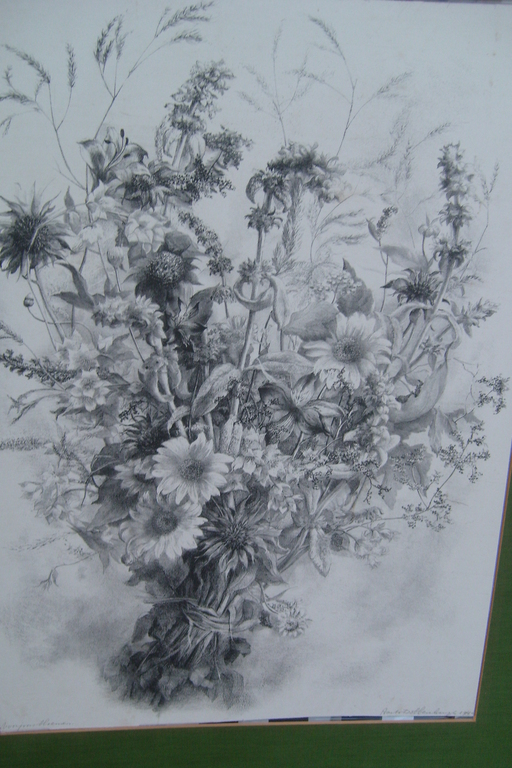 Aart van Dobbenburgh, litho, voorjaarsbloemen, 1940. gesig./ged. verkocht voor € 75!