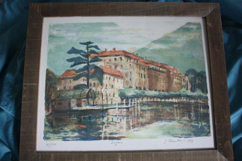 Jeroen Hermkens: Kleurengrafiek, Lugano verkocht voor € 75!