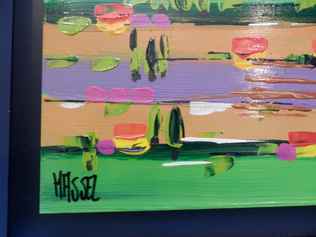 AD van HASSEL Schilderij in baklijst LANDSCAPE  PROVENCE  Handgesigneerd kopen? Bied vanaf 55!