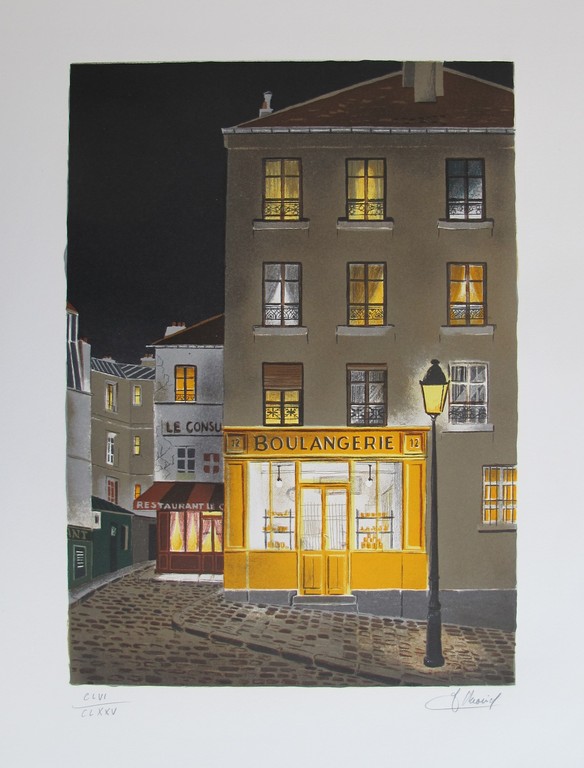 "Boulangerie" – kleurenlithografie, 175 ex. verkocht voor € 39!