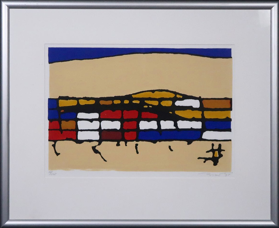 Willem Brauck: Zeefdruk, Shostakovich - Ingelijst kopen? Bied vanaf 1!