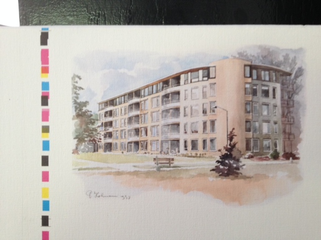 Piet Hohmann (1935), litho, Oosterhout (NB) 1997 kopen? Bied vanaf 1!