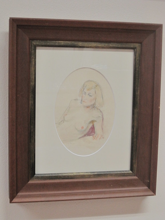 Johan Meijer 1885-1970 aquarel "liggend naakt" ca 1950  kopen? Bied vanaf 50!