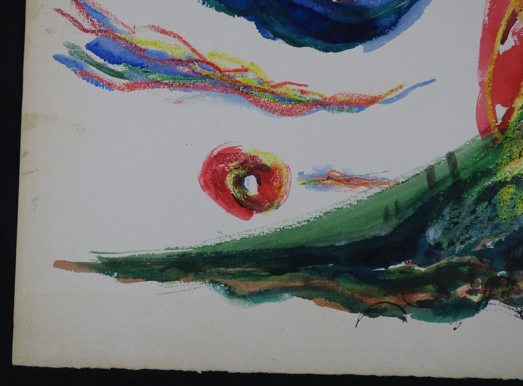 Erwin de Vries: Krijt en Aquarel, Landschap kopen? Bied vanaf 1!