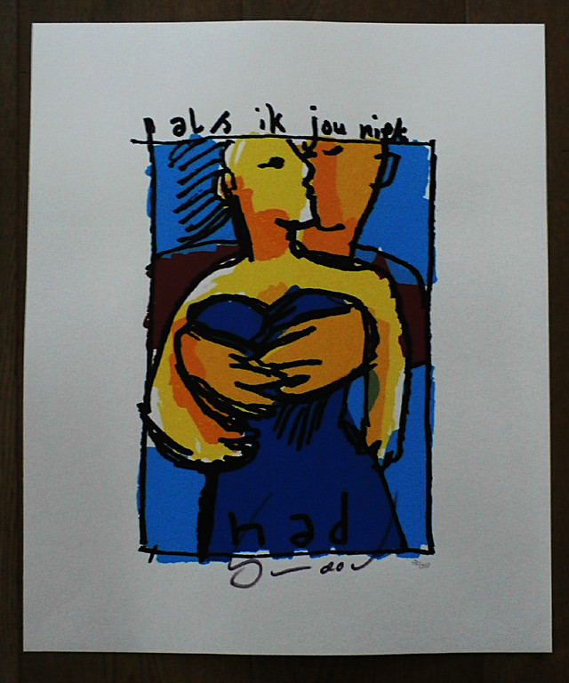Herman Brood - zeefdruk: Als ik jou niet had - leuk valentijnscadeau!!! kopen? Bied vanaf 225!