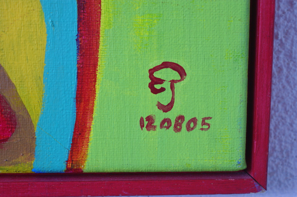 Eric Pool (Amsterdam, 1937-2012) acryl op doek, Groot doek  kopen? Bied vanaf 175!