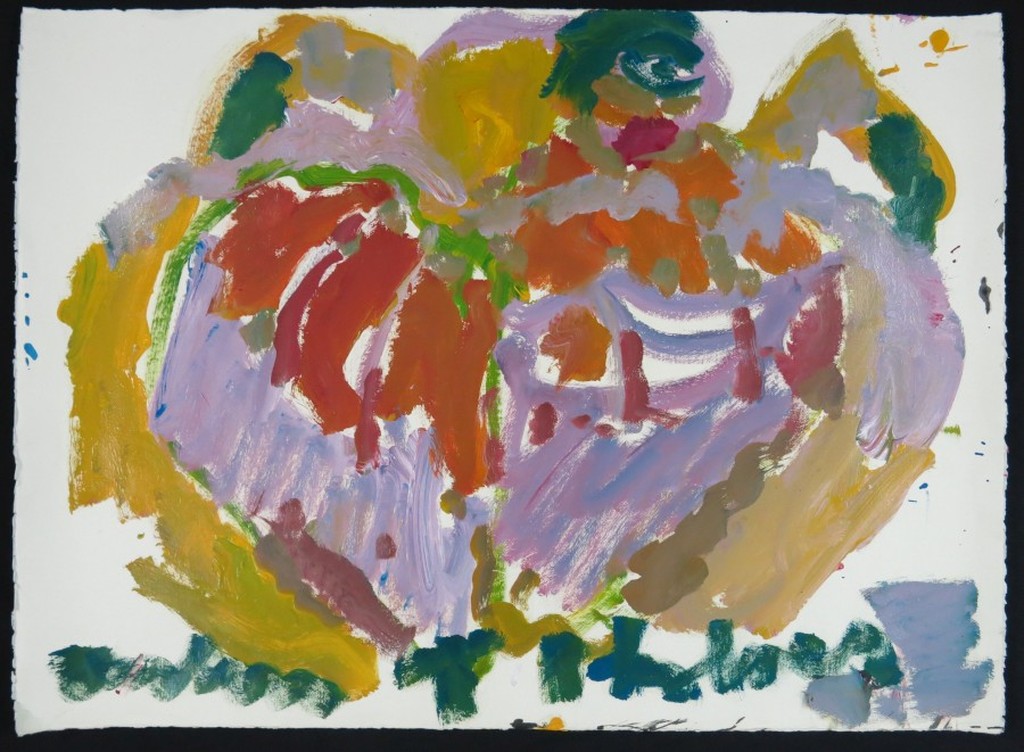 Anton Heyboer: Gouache en Olieverf op papier, Can Can danseres (groot) kopen? Bied vanaf 200!