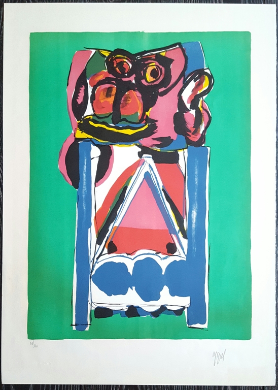 Karel Appel - litho - Jules au repos - 1968 kopen? Bied vanaf 695!