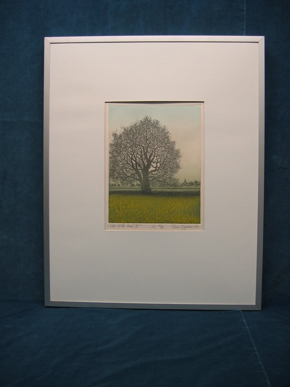 Hans Heijman: ets, Het stille land II verkocht voor € 80!