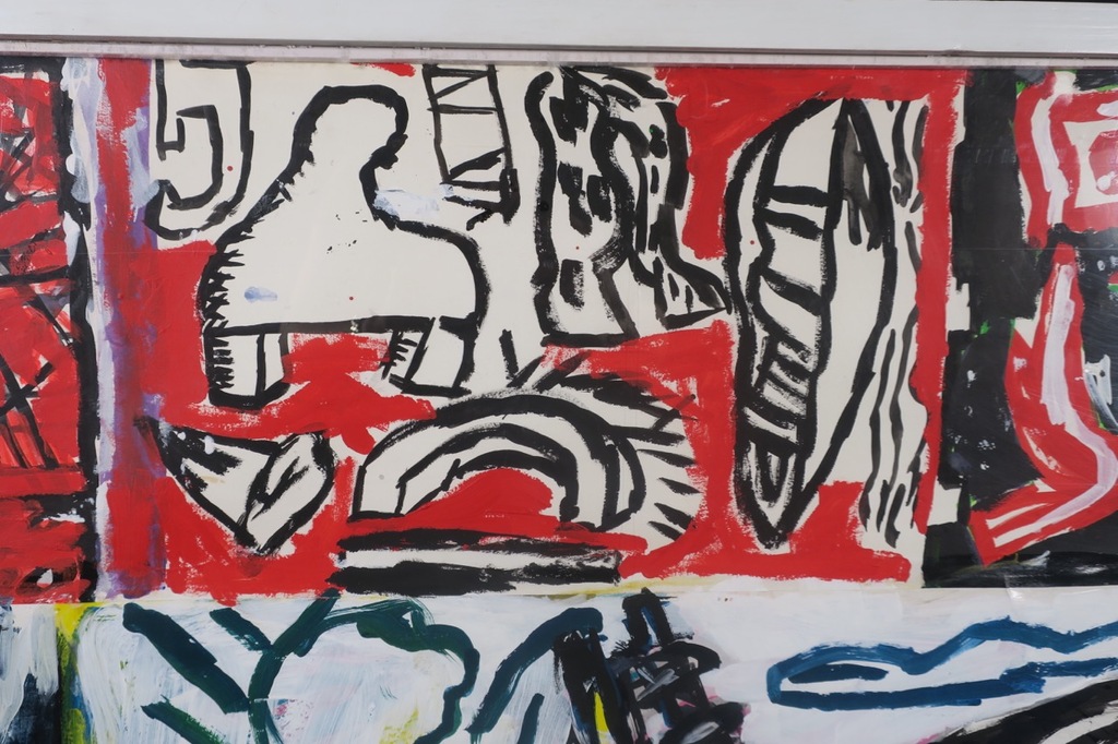 Marianne Haselhoff: Acryl, Gouache en Collage op papier, Z.T. - Ingelijst kopen? Bied vanaf 1!