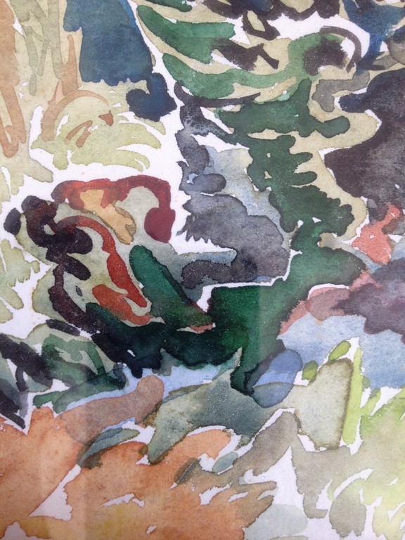 Onbekende Kunstenaar: Aquarel, zonder titel, Monogram LJP kopen? Bied vanaf 1!