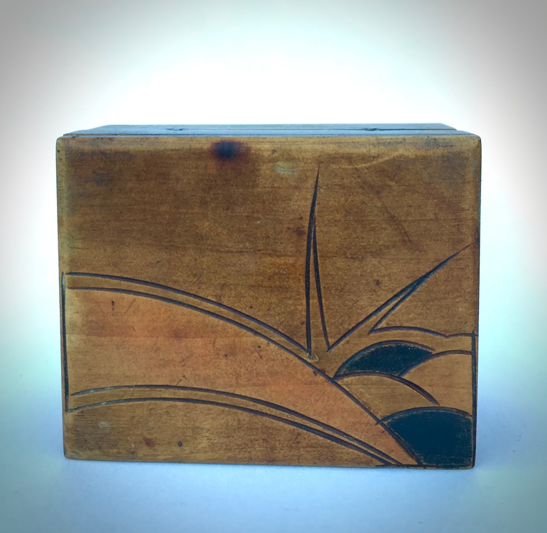 Conrad Fehn Amsterdamse school postzegel doosje met modernistisch decor kopen? Bied vanaf 1!