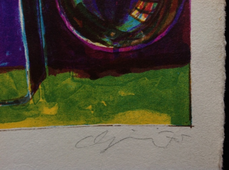 Zeefdruk van Jacqueline de Jong, '75, 'eet meer aardappels'. kopen? Bied vanaf 20!