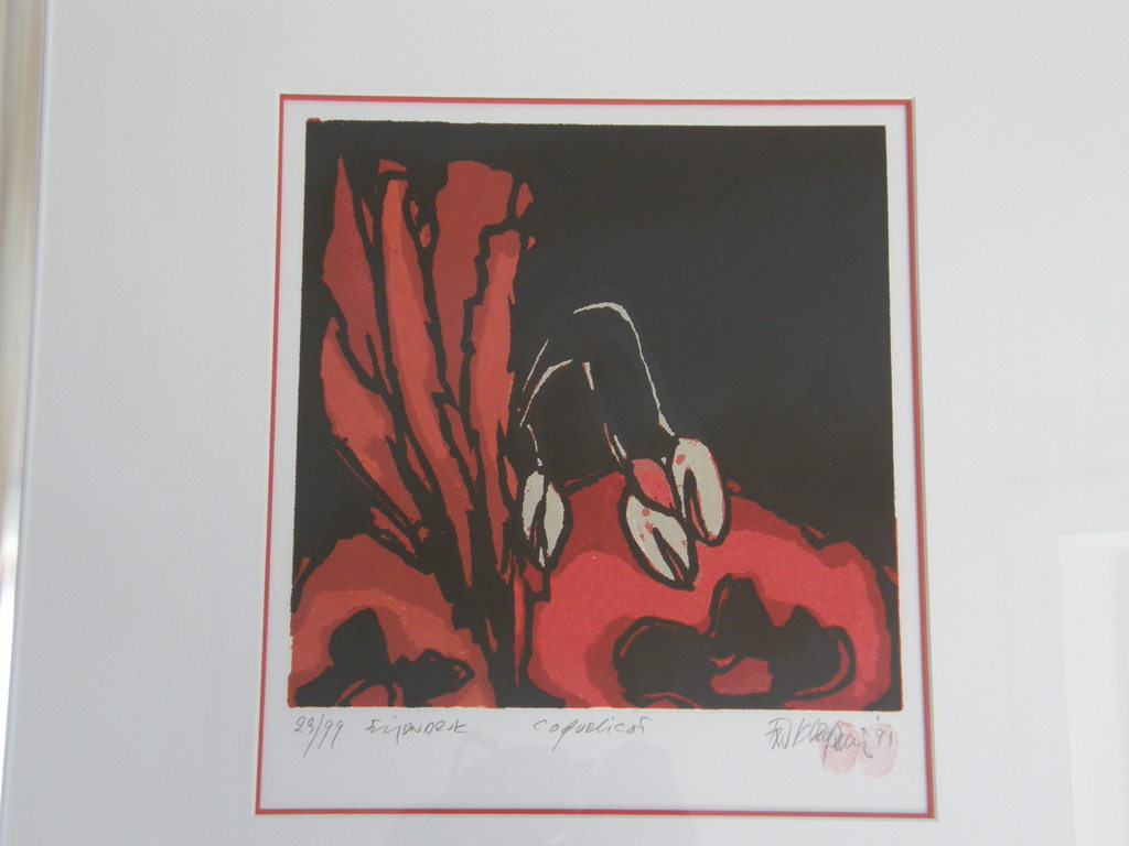 Fon Klement: Boardsnede, potlood gesigneerd kopen? Bied vanaf 200!