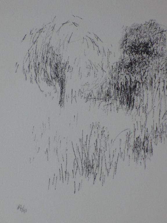 Metten Koornstra, Verlaten landschap, Litho 1962 kopen? Bied vanaf 40!